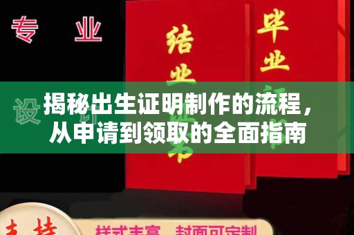 武侯揭秘出生证明制作的流程，从申请到领取的全面指南
